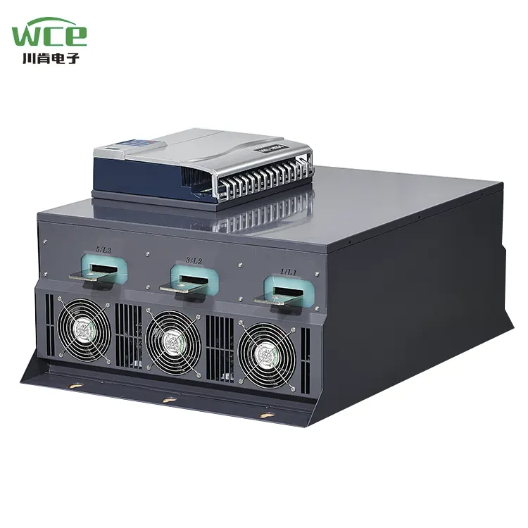 3 fāze 660V iebūvēts apvedceļā ar mīksto starteri 630kW